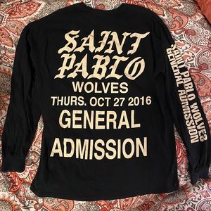 Kanye West SAINT PABLO Wolves General Admission